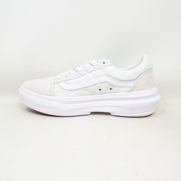 Vans Old Skool Overt CC Platform Shoe Sneaker White Check Mens 7.5 / Womens 9 US - Picture 2 of 13